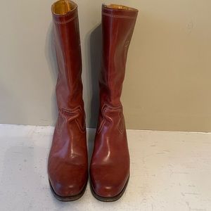 Women’s Frye Leather Boots - Rust
